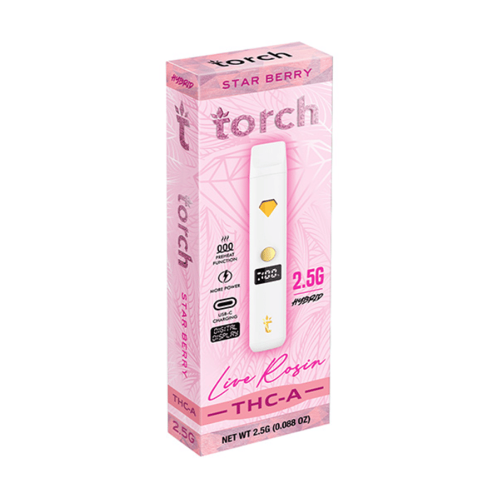 Torch THC-A Live Rosin Disposable 2.5G